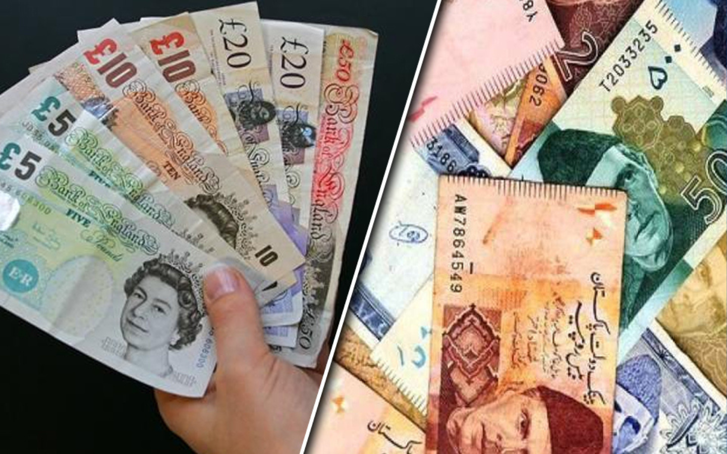 pound to pakistani rupee rate today